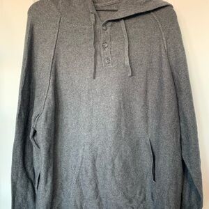 Lucky Brand Men's Grey Half Button-Up Sweater Never Worn with Tags